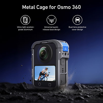 Telesin Metal Cage for DJI OSMO 360 - Best Available Image