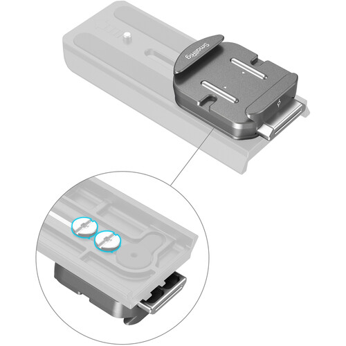 1025735_B.jpg - SmallRig Hawklock H38 Arca-Type Base with Quick Release Plate 4486 - Image 2
