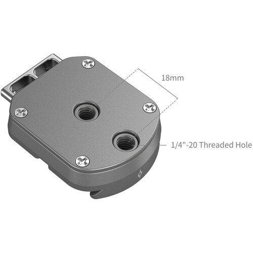 1025735_C.jpg - SmallRig Hawklock H38 Arca-Type Base with Quick Release Plate 4486 - Image 3