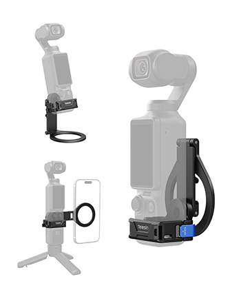 1026835_A.jpg - Telesin Magnetic Extension Frame Mount Stand for DJI Osmo Pocket 3 / 4 / 4 Pro - Image 1