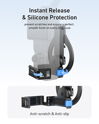 1026835_B.jpg - Telesin Magnetic Extension Frame Mount Stand for DJI Osmo Pocket 3 / 4 / 4 Pro - Image 2