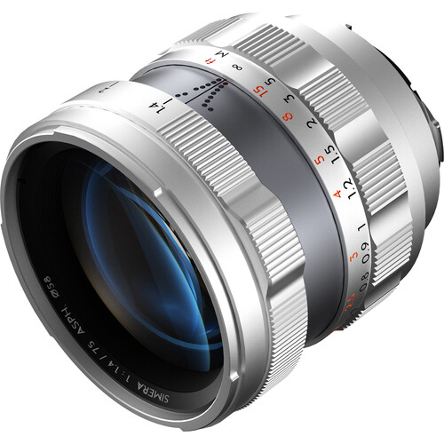 1026915_B.jpg - Thypoch Simera 75mm f/1.4 ASPH Lens (Leica M, Silver) - Image 2