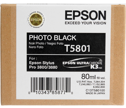 Best image for Epson 3800/3880 K3 80ml Ink Photo Black