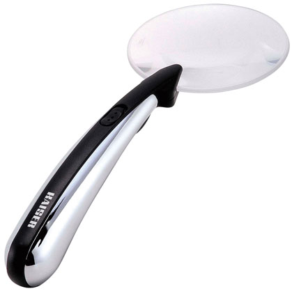 KAISER 2368 Hand-held Magnifier with LED