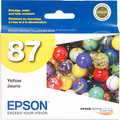 EPSON T0874 YELLOW INK (R1900)