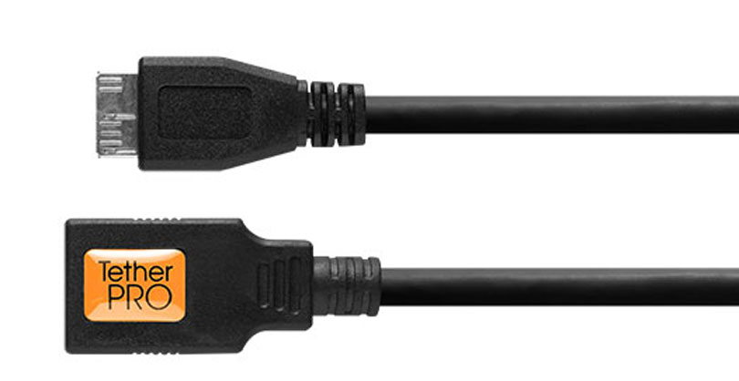 Tether Tools USB 3.0 OTG Adapter Micro B Male A Female - Best Available Image