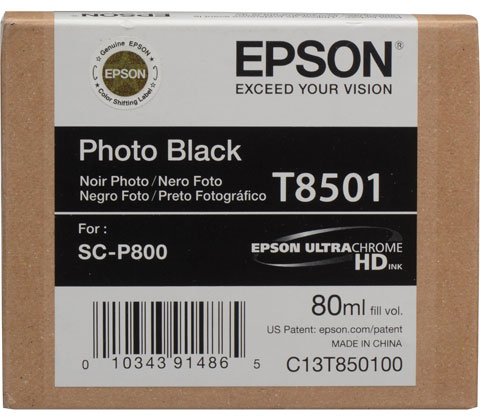 Epson T8501 80ml ink Photo Black SC-P800 - Best Available Image