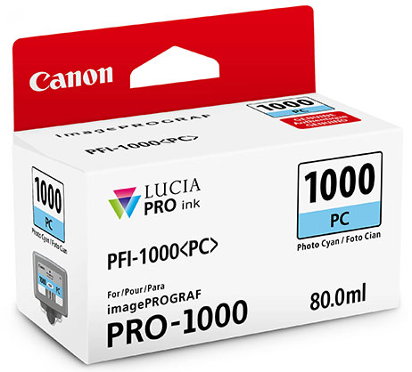 Best image for Canon PFI-1000PC Photo Cyan Ink Prograf 1000