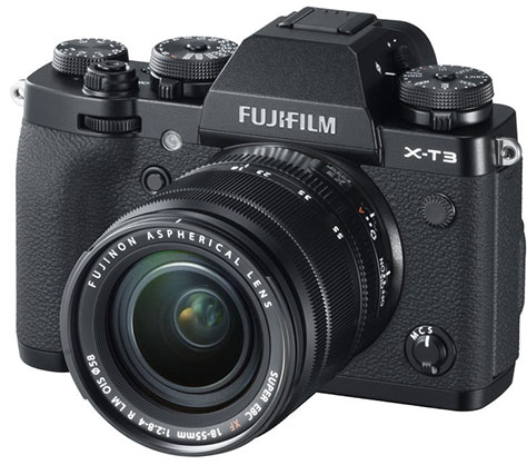 Fujifilm X-T3  + 18-55mm Lens Black