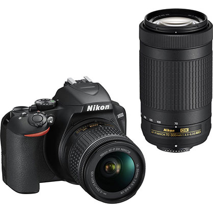 Nikon D3500 DSLR 18-55mm and 70-300mm