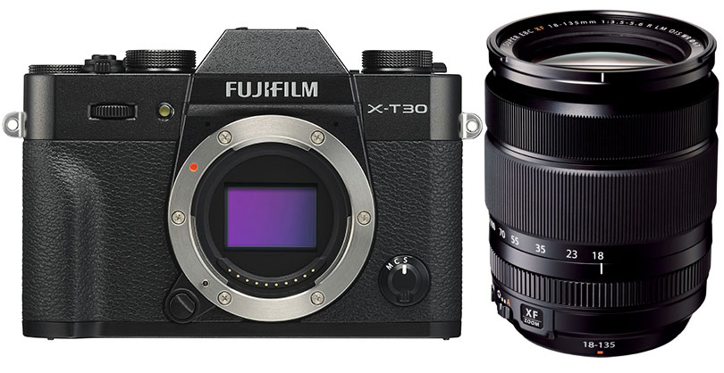 Fujifilm  X-T30 Black +18-135mm f3.5-5.6