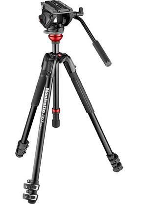 Best image for Manfrotto 500 Fluid Video Head with 190X Video Aluminum Tripod  &  Leveling Column