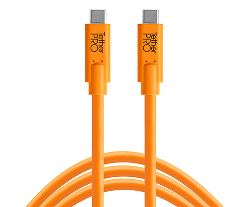 TetherPro CUC10-ORG USB-C to USB-C 3m Orange