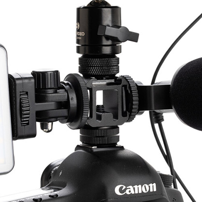 1018436_B.jpg - Benro MeVIDEO Livestream Triple Cold Shoe - Image 2