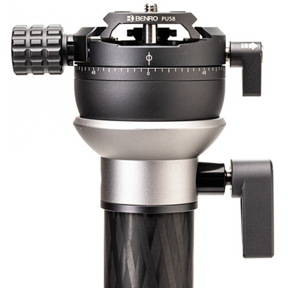 1018856_B.jpg - Benro MSDPL46C SupaDupa Carbon Fiber Monopod with Leveling Pan Head - Image 2