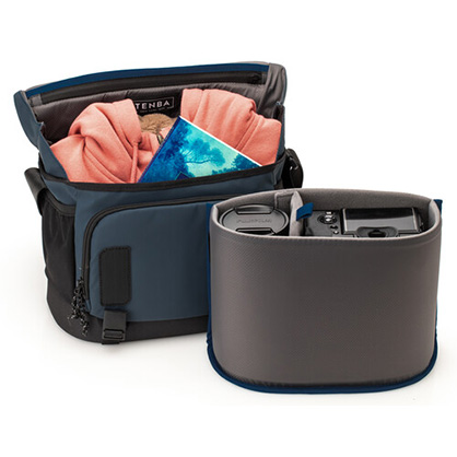 1018956_B.jpg - Tenba DNA 9 Slim Camera Messenger Bag (Blue) - Image 2