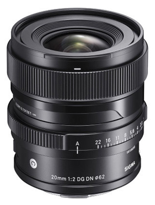 Sigma 20mm f/2 DG DN Contemporary Lens for Sony E Full Frame