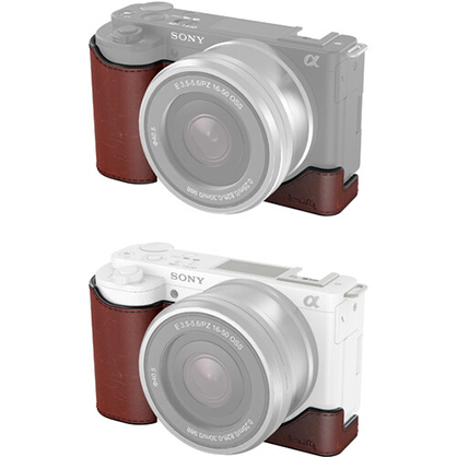 1019806_A.jpg - SmallRig Leather Half Case for Sony ZV-E10 3527 - Image 1