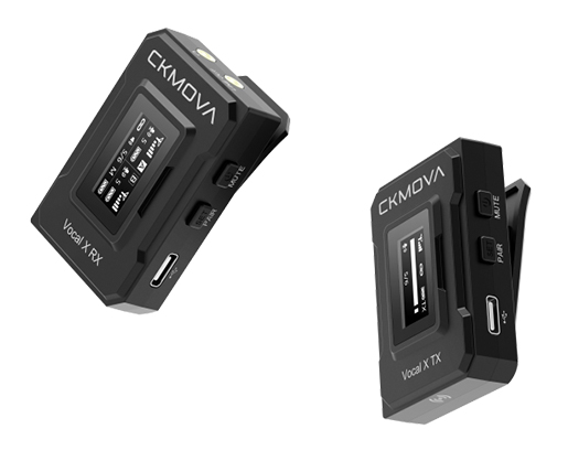 Best image for CKMOVA Vocal X V1 Ultra-Compact Dual-Channel Wireless Microphone (Black)