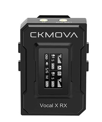 1019866_B.jpg - CKMOVA Vocal X V1 Ultra-Compact Dual-Channel Wireless Microphone (Black)