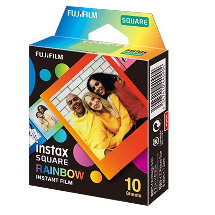 instax SQUARE Film 10pk Rainbow - Best Available Image