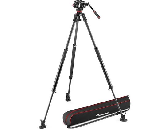 Best image for Manfrotto 540X Fluid Vidoe Head and 635 Fast Single Carbon Tripod