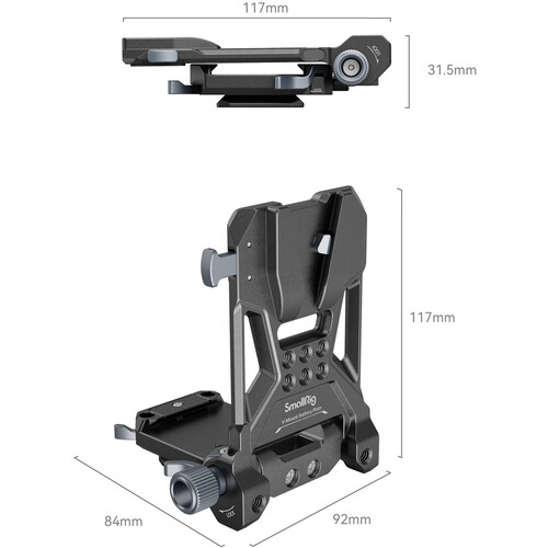 1021926_A.jpg - SmallRig Compact V-Mount Battery Mounting System 4064 - Image 1
