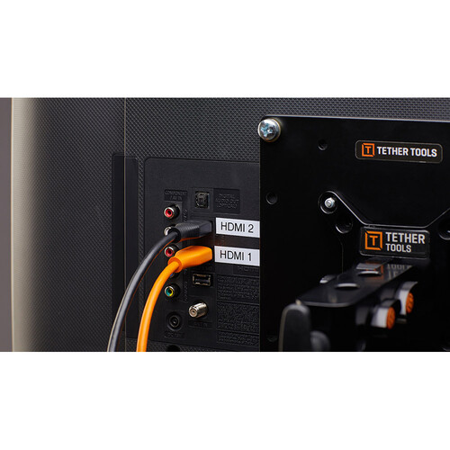 1022526_B.jpg - Tether Tools TetherPro HDMI Cable with Ethernet HDMI 2.0 - HDMI 2.0  0.3m - Image 2