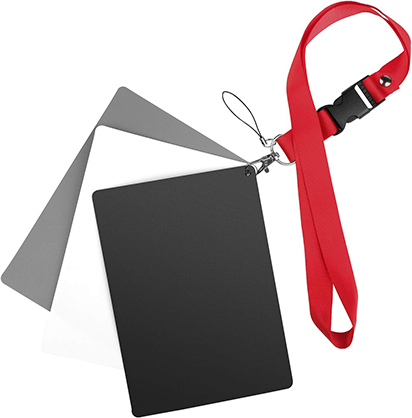 Best image for Camera Armour 18% Grey Card Kit 5.4x8.5cm Black/Grey/White