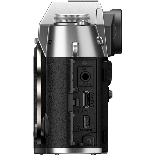 1022696_B.jpg - FUJIFILM X-T50 Mirrorless Camera (Silver) - Image 2