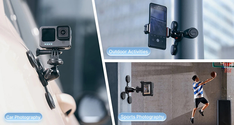 1023056_E.jpg - Ulanzi GO-001 Magnetic Mount for Action Cameras - Image 5