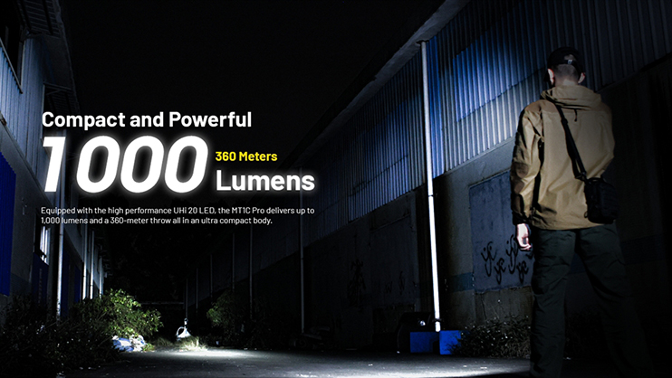 1023486_B.jpg - Nitecore MT1C Pro 1000 Lumen Rechargeable EDC Flashlight - Image 2