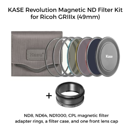 Best image for Kase Revolution Magnetic Professional ND Filter Kit for Ricoh GRIIIx 49mm