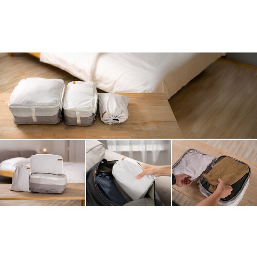 Clothes Mobile Shell PGYTECH Clothes Storage Set (Shell White and Oatmeal Grey)