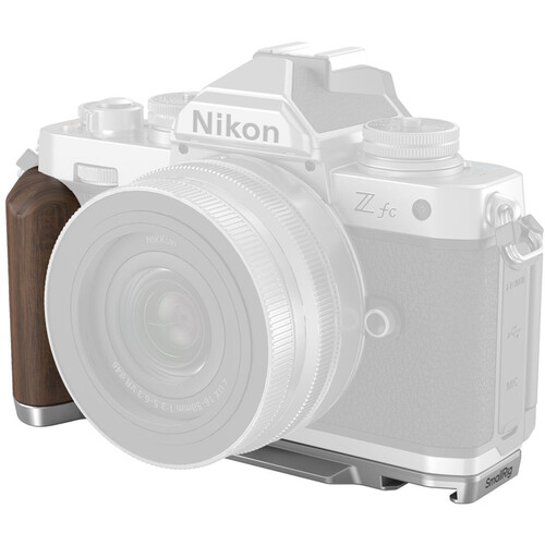 Best image for SmallRig L-Shape Mounting Plate with Wood Grip for Nikon Zfc Brown 4803