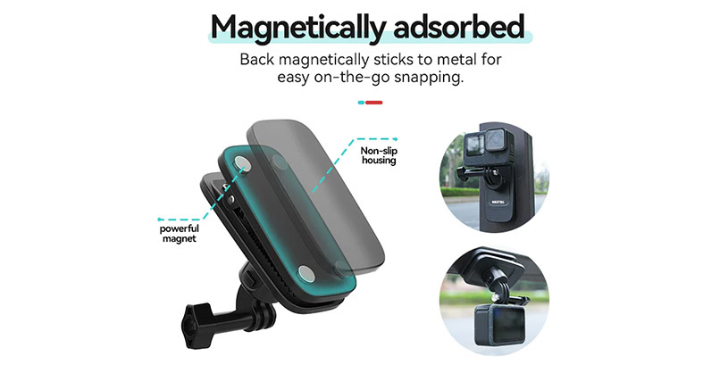 1024186_D.jpg - Telesin Magnetic Backpack Clip (Quick Release Version) - Image 4