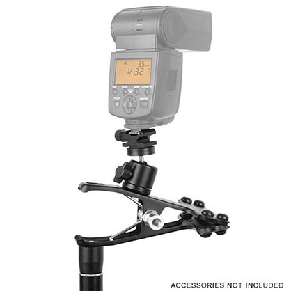 1024236_B.jpg - Krane M11-063A Metal Clamp with Ball Head and Cold Shoe Mount - Image 2