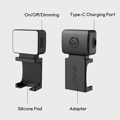 1024826_E.jpg - Ulanzi LM001 Magnetic Light for DJI Osmo Pocket 3 - Image 5