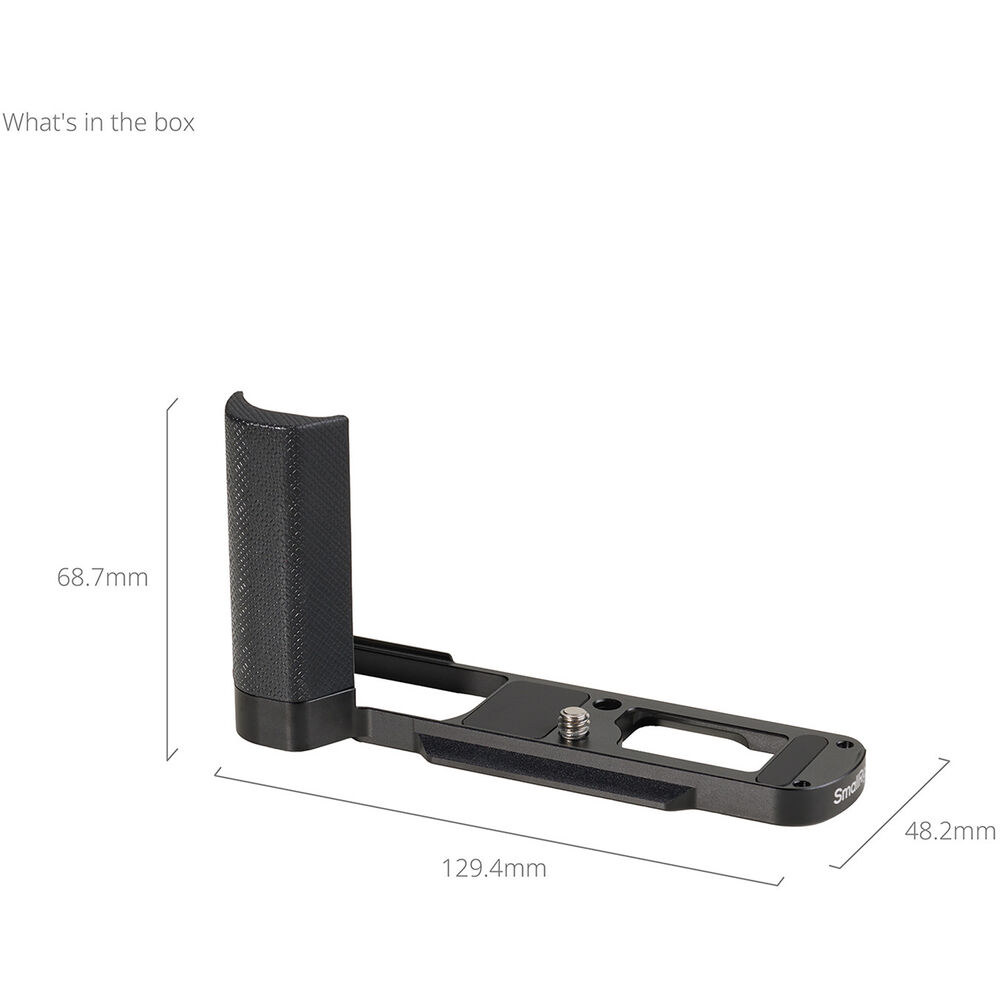 1026476_B.jpg - SmallRig L-Shaped Plate with Silicone Handle - Panasonic LUMIX L10 (Black) 5700 - Image 2