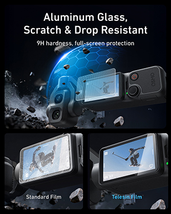 1026696_B.jpg - Telesin Tempered Glass Screen Protector Kit For DJI Pocket 4P - Image 2