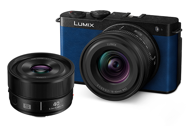 Panasonic Lumix S9 with Lumix S 18-40mm f/4.5-6.3  &  40mm f/2 Twin Lens Kit Blue - Best Available Image