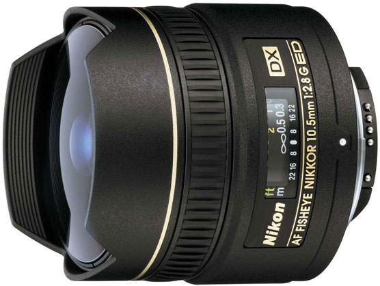 Nikon AF DX 10.5mm f2.8G Fisheye Nikkor - Best Available Image