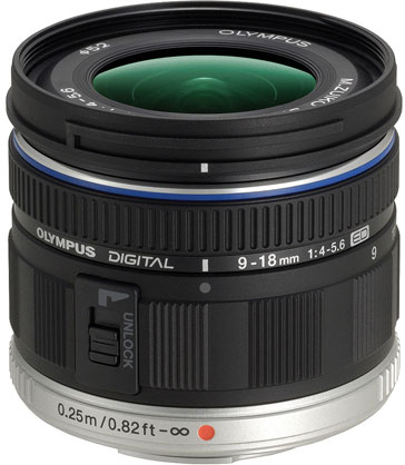 Olympus AF 9-18mm  f4.0-5.6 Standard zoom Black - Best Available Image