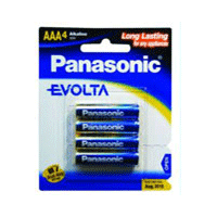 PANASONIC BATTERY EVOLTA AAA 4PACK - Best Available Image