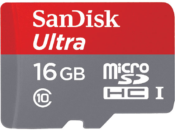 Sandisk ULTRA MICRO SDHC 16GB C10 UHS-1 98MB/S