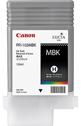 Best image for Canon Matt Black Ink (130ml) iPF5100