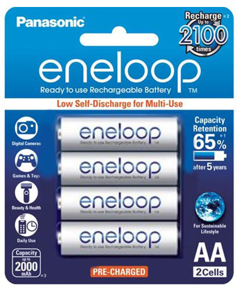 Best image for Panasonic ENELOOP AA Rechargeable 4pk
