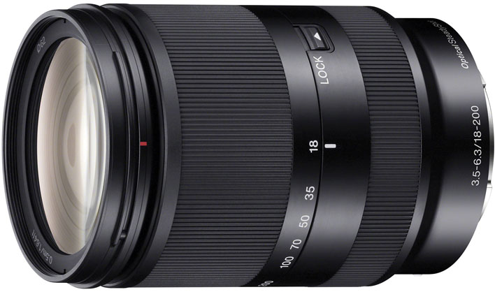 Sony E 18-200 F3.5-6.3 OSS LE Lens
