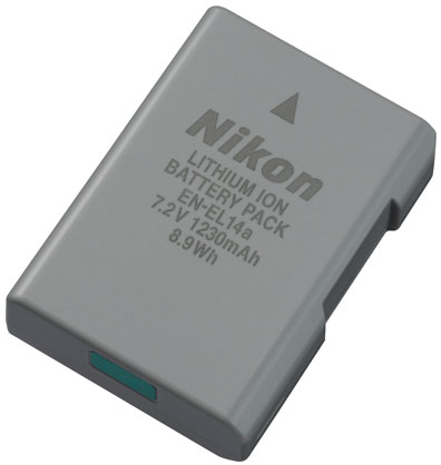 Nikon EN-EL14A DSLR Battery - Best Available Image