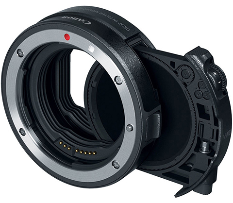 Canon Drop-In Filter Mount Adapter EF-RF with Circular Polarizer - Best Available Image